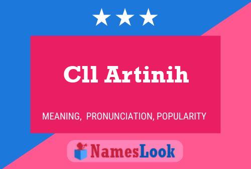 ملصق اسم Cll Artinih