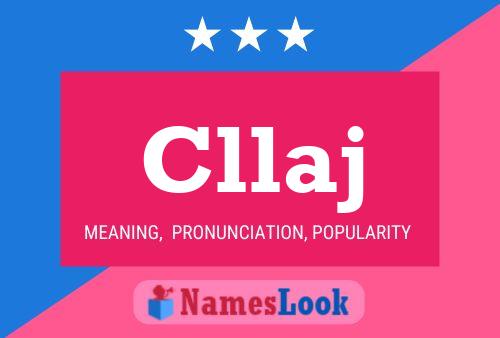 ملصق اسم Cllaj