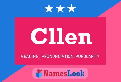 ملصق اسم Cllen