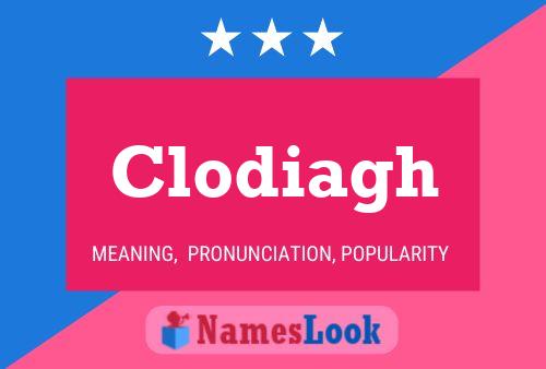 ملصق اسم Clodiagh