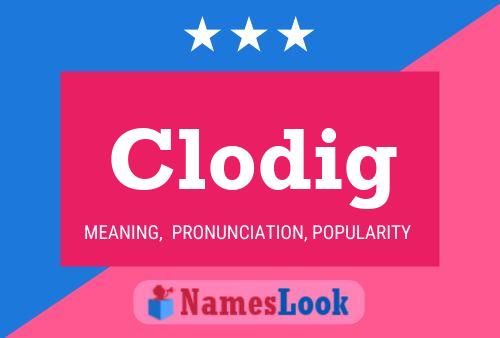 ملصق اسم Clodig