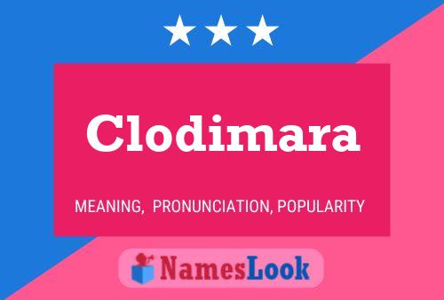 ملصق اسم Clodimara