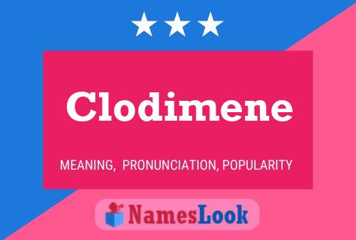 ملصق اسم Clodimene