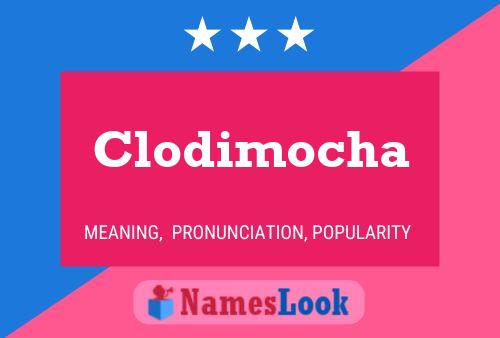 ملصق اسم Clodimocha