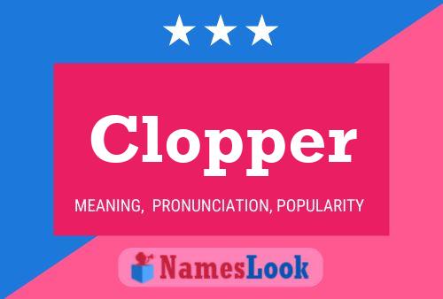 ملصق اسم Clopper