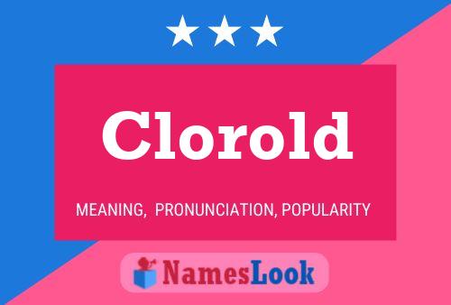 ملصق اسم Clorold