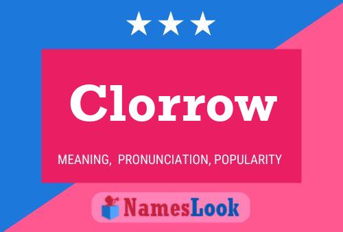 ملصق اسم Clorrow