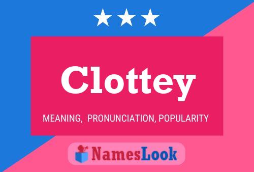 ملصق اسم Clottey