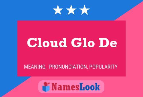 ملصق اسم Cloud Glo De