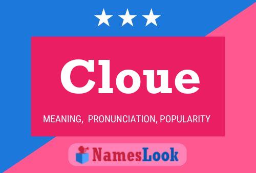 ملصق اسم Cloue