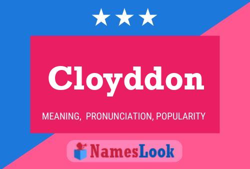 ملصق اسم Cloyddon