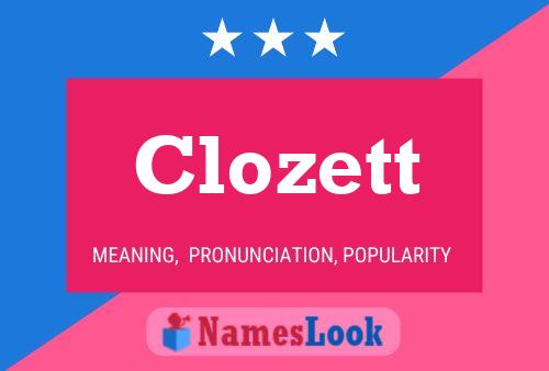 ملصق اسم Clozett