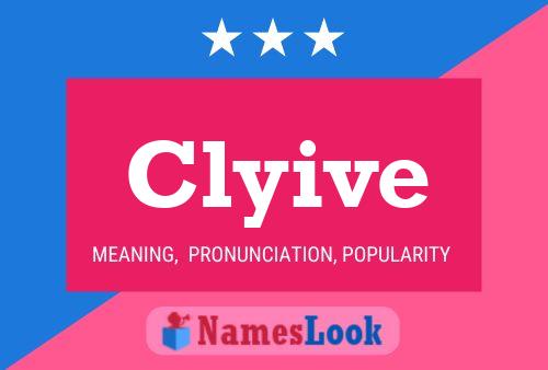 ملصق اسم Clyive