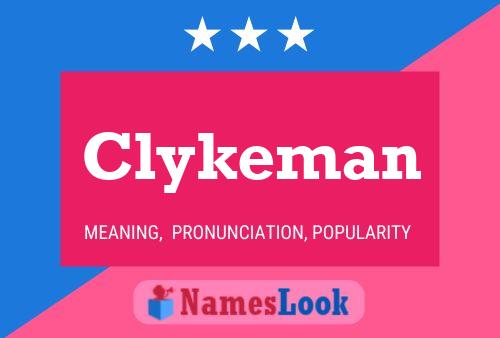 ملصق اسم Clykeman