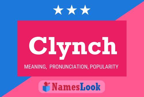 ملصق اسم Clynch