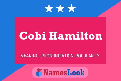 ملصق اسم Cobi Hamilton