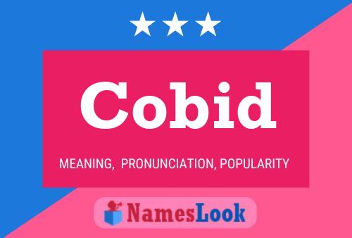 ملصق اسم Cobid