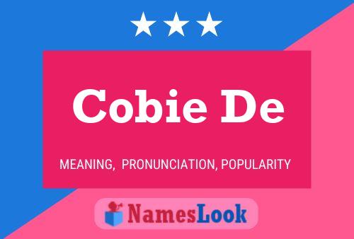 ملصق اسم Cobie De