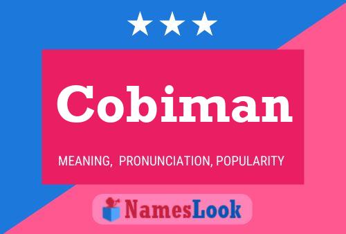 ملصق اسم Cobiman