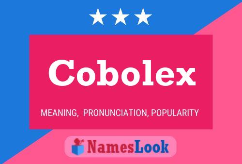 ملصق اسم Cobolex