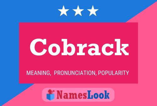 ملصق اسم Cobrack