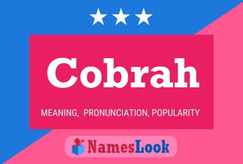 ملصق اسم Cobrah