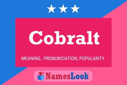 ملصق اسم Cobralt