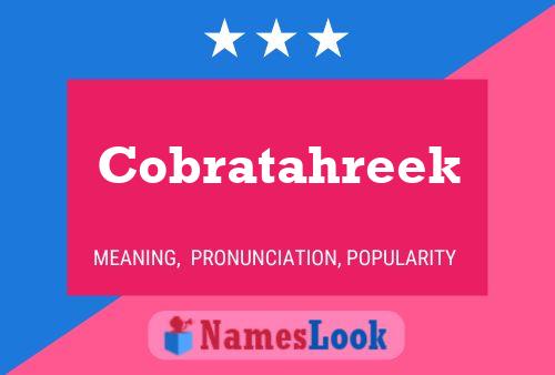 ملصق اسم Cobratahreek