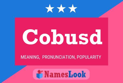 ملصق اسم Cobusd