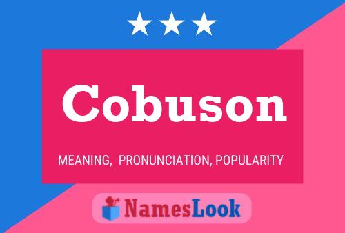 ملصق اسم Cobuson