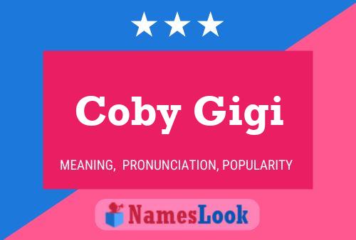 ملصق اسم Coby Gigi