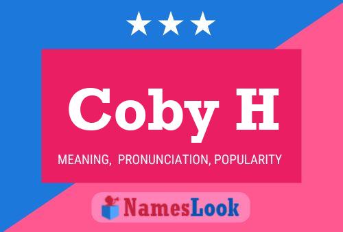 ملصق اسم Coby H