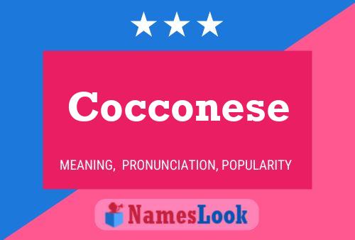 ملصق اسم Cocconese