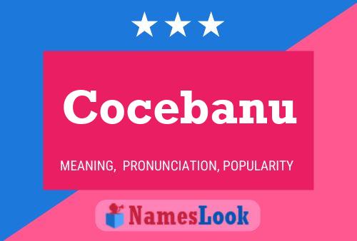 ملصق اسم Cocebanu