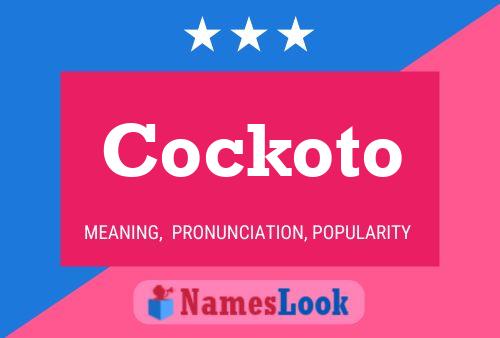 ملصق اسم Cockoto