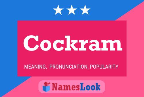 ملصق اسم Cockram