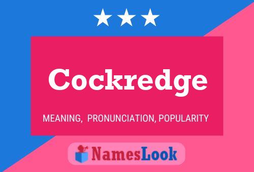 ملصق اسم Cockredge