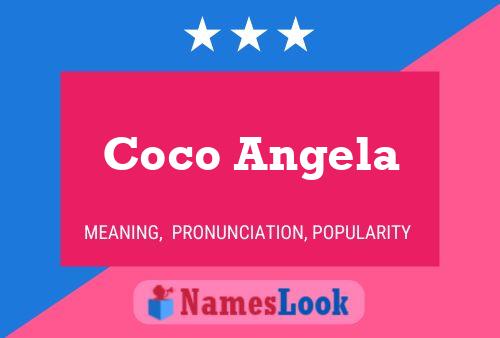 ملصق اسم Coco Angela