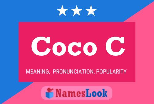 ملصق اسم Coco C