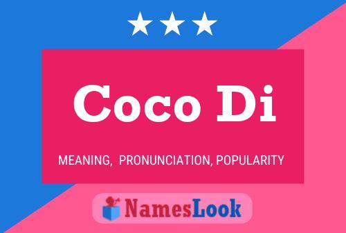 ملصق اسم Coco Di