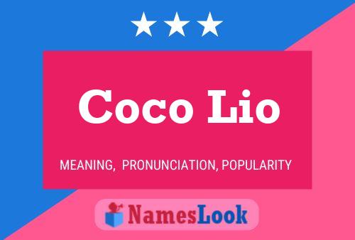 ملصق اسم Coco Lio