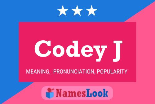 ملصق اسم Codey J