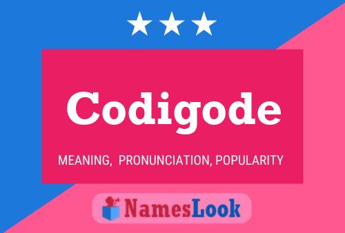 ملصق اسم Codigode