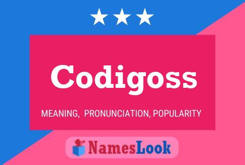 ملصق اسم Codigoss