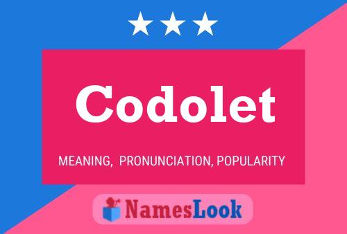 ملصق اسم Codolet