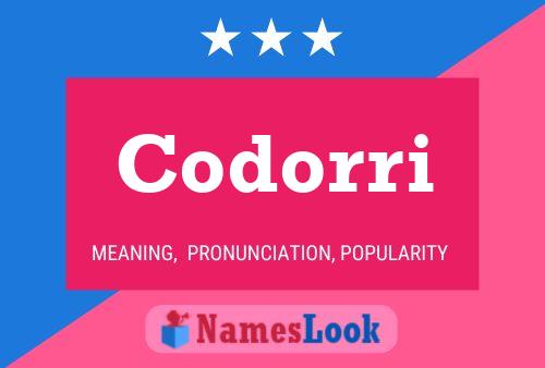 ملصق اسم Codorri