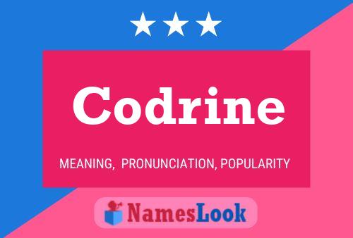 ملصق اسم Codrine