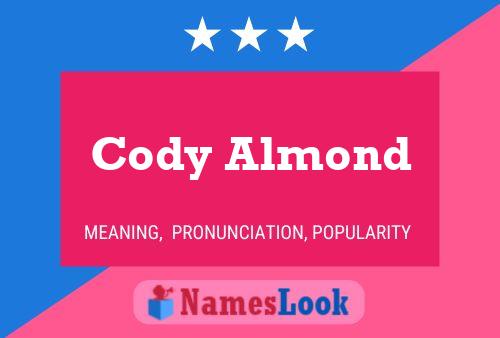 ملصق اسم Cody Almond