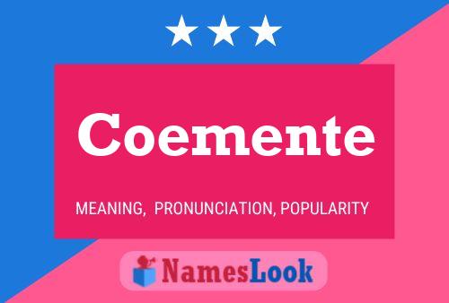 ملصق اسم Coemente