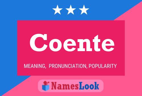 ملصق اسم Coente